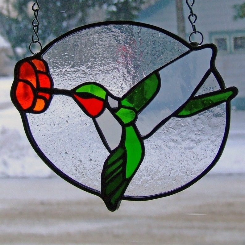 Stained Glass Hummingbird image 5