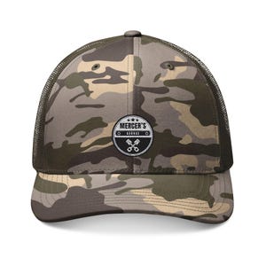 Mercers Garage Camouflage Trucker Hat