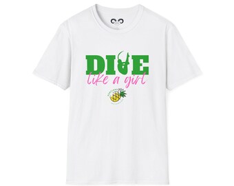 Dive Like a Girl-T-shirt