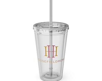 Housefield Home-beker met rietje