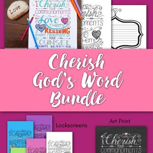 Bible Journaling Kit/ Bible Journaling Printable/ Psalms - Etsy