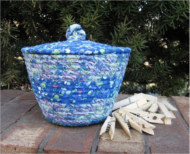 Scrap Basket and Lid Etsy