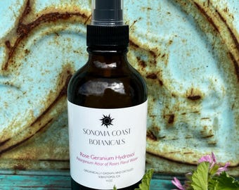 Rose Geranium (Attar of Roses Pelargonium) Hydrosol