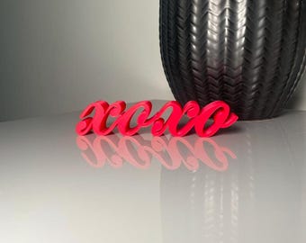 XOXO Valentines Letter Decoration / Gift / Cake Topper