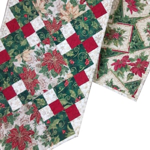 Christmas Table Runner Pattern  from GloryQuilts  PDF digital download Glory Quilts