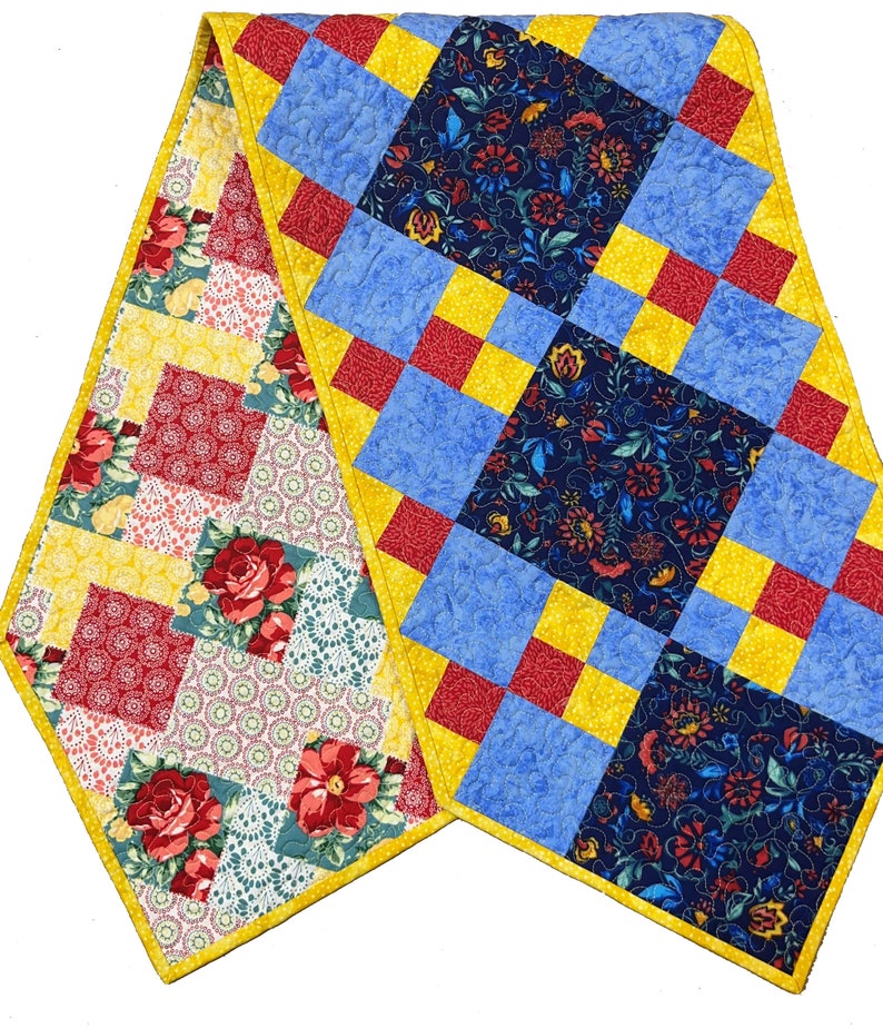 Quilted Table Runner Pattern From Gloryquilts Digital Download With