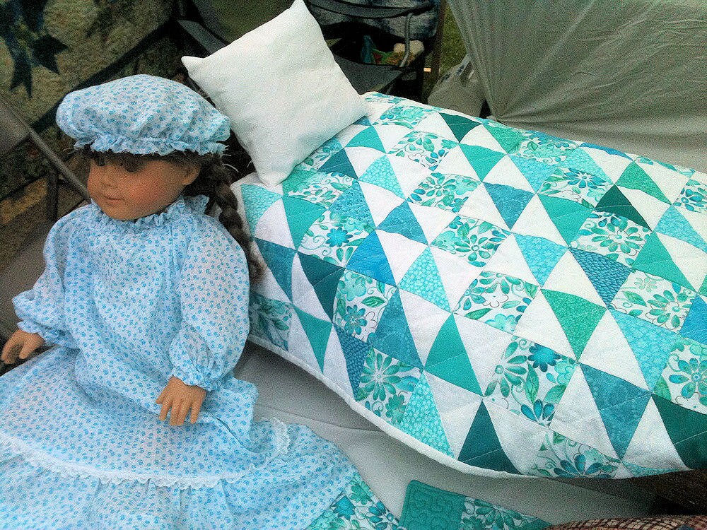 American Girl Doll Quilt by Gloryquilts Etsy