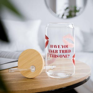 Sabrina Carpenter Sipper Glass: Kiss Lip Print Fan Merch afbeelding 8