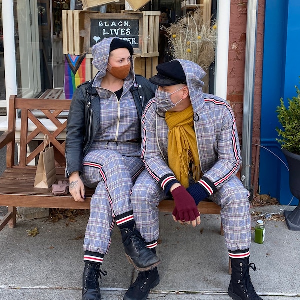 Tuta Sportiva DNA Tartan | Uomo | Poliestere Ed Elastan | Made In Italy - Foto 6