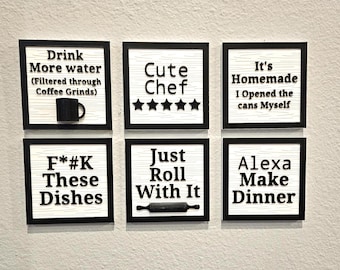 Funny Kitchen Wall Signs