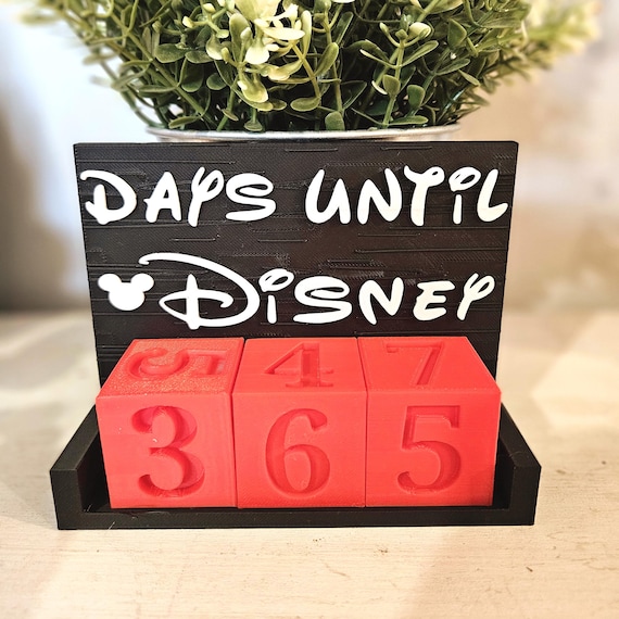 Customizable Disney Vacation Countdown