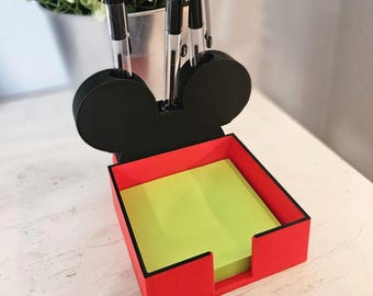 Mouse Pen & Sticky Note Holder