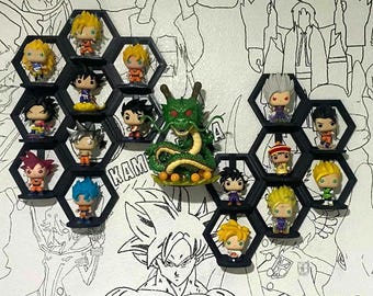 Hexagon Funko Pop Figure Shelf