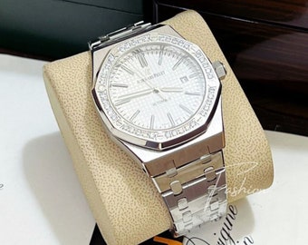 High Quality Watch Audemars Piguet Royal Oak 41mm White Dial Steel