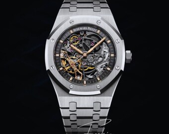 Hochwertige Uhr Audemars Piguet Royal Oak Doppelunruh durchbrochen