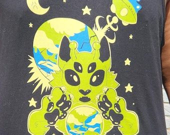 Alien Cat Tank top