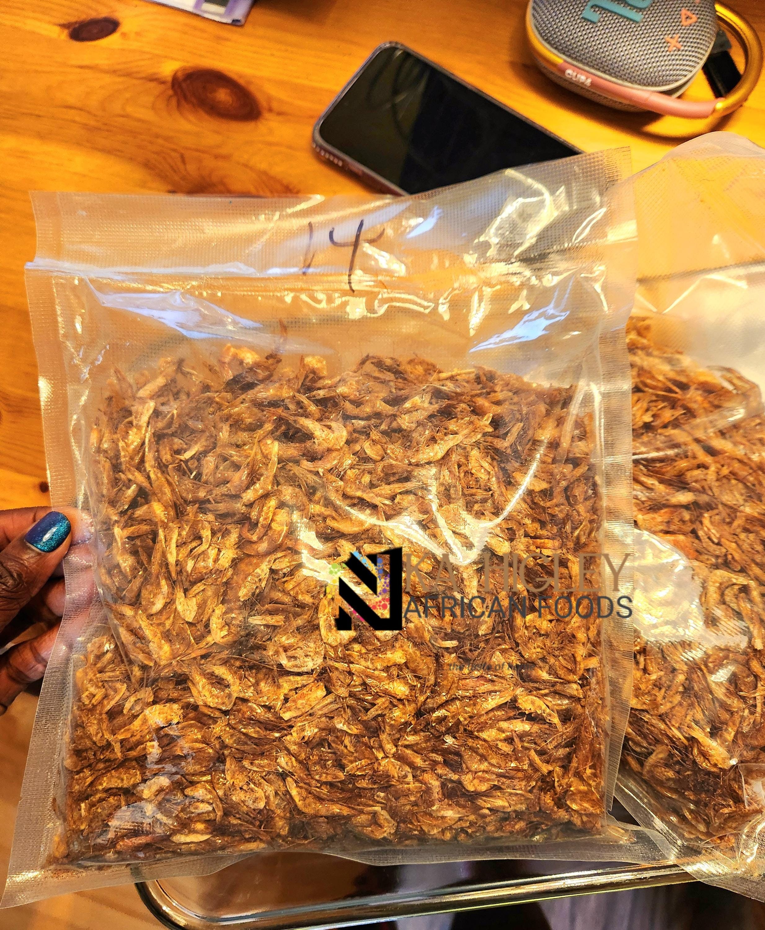 1Lb Premium Nigerian Crayfish/African Neat Dried Nembe Shrimps (Naija Foodstuffs African Groceries)