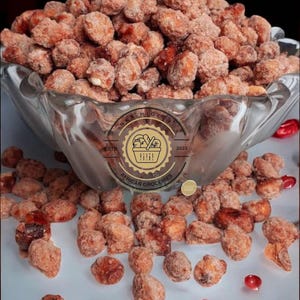 Candied Peanuts/Yummy Groundnut Sweet/African Coated Roasted Peanuts/Naija Ground nut Snack/African Groceries NHAF