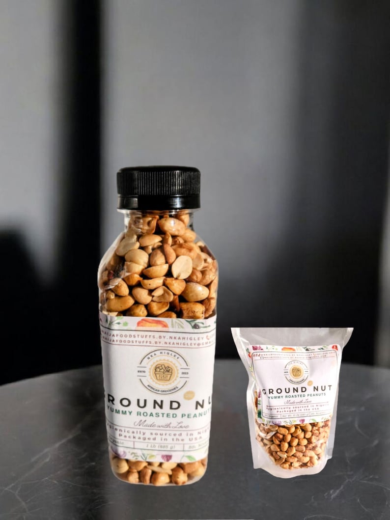 Maní tostado nigeriano: ingrediente para refrigerios o sopas - African Groceries USA / Yummy Peanuts Naija, NHAF imagen 5