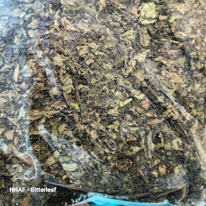 Organic Bitter Leaves/Dried Nigerian Fresh Neat Organic Onugbu/Olugbu (Naija Foodstuffs African Groceries)