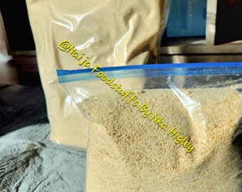 NHAF Neat Garri/Nigerian Cassava Roasted Flour/Good for Baking Eba or Drinking(Naija Foodstuffs African Groceries) Gluten-free/Organic