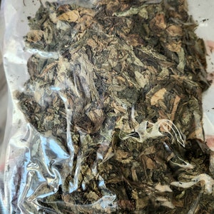 Organic Nigerian Scent Leaf/Nchanwu Dried Leaves for Pepper-soup (Naija Foodstuffs African Groceries)/Guaranteed as pictured