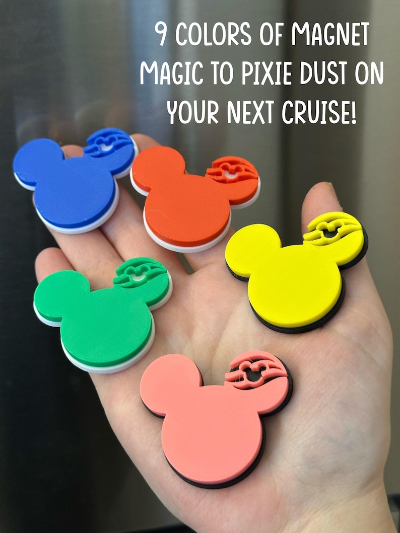 Cruise Line Inspired Mouse Magnets | Pixie Dust, Cast Member Thank You ...