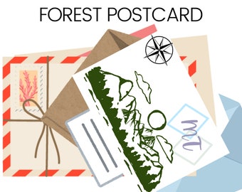 Carte postale Forêt