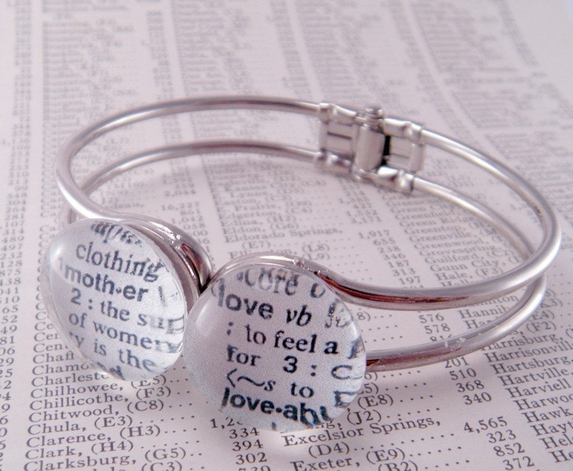 YOU CHOOSE 2 WORDS Glass Marble Dictionary Definition Word Etsy