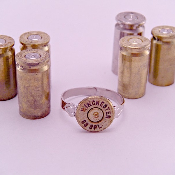 Annie Get Your Gun Spent Gun Bullet Shell Adjustable Ring