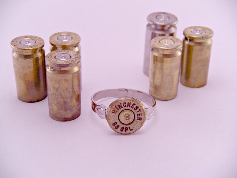 Annie Get Your Gun Spent Gun Bullet Shell Adjustable Ring Etsy