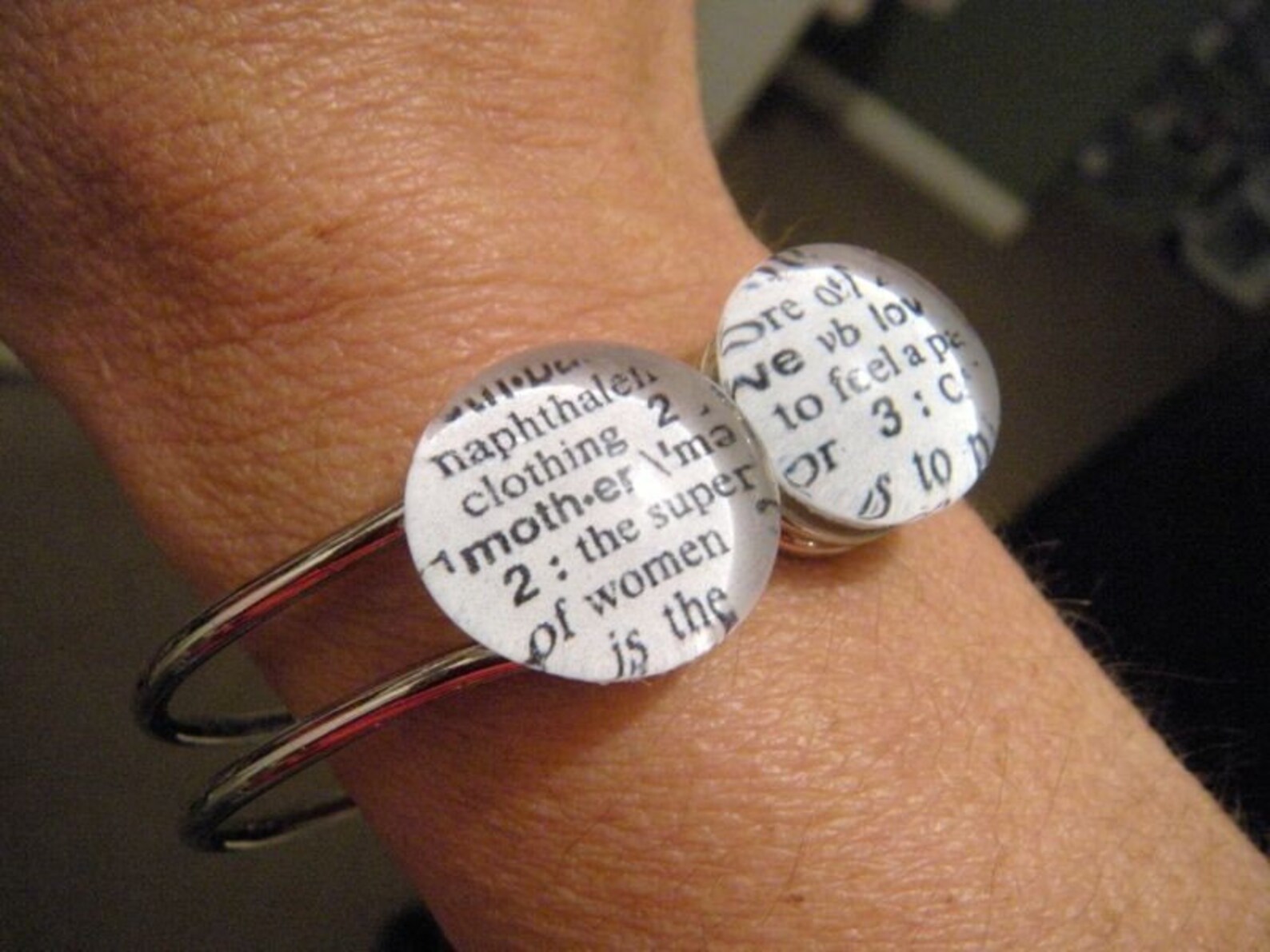 YOU CHOOSE 2 WORDS Glass Marble Dictionary Definition Word Etsy