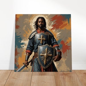 Jesus wearing armor of god