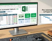 Small Business Budget Template – Income Expense Tracker, Profit Loss Spreadsheet (Excel)