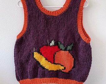 the still life vest| handmade knit sweater vest