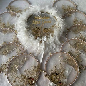 Henna Night Bride and Groom Wedding Sets - Henna-Nacht-Hochzeitssets für Braut und Bräutigam - Kına Gecesi Gelin ve Damat Düğün (white)