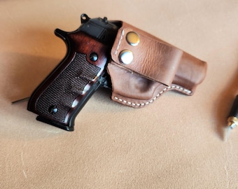 Thunder 380 Plus IWB Leather Holster with 1.5 snap loop