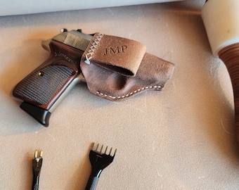 PPK, PPK/S IWB leather holster with 1.5 solid loop