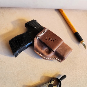 IWB Leder Holster für SIG P365 mit 1,5 mm Öse