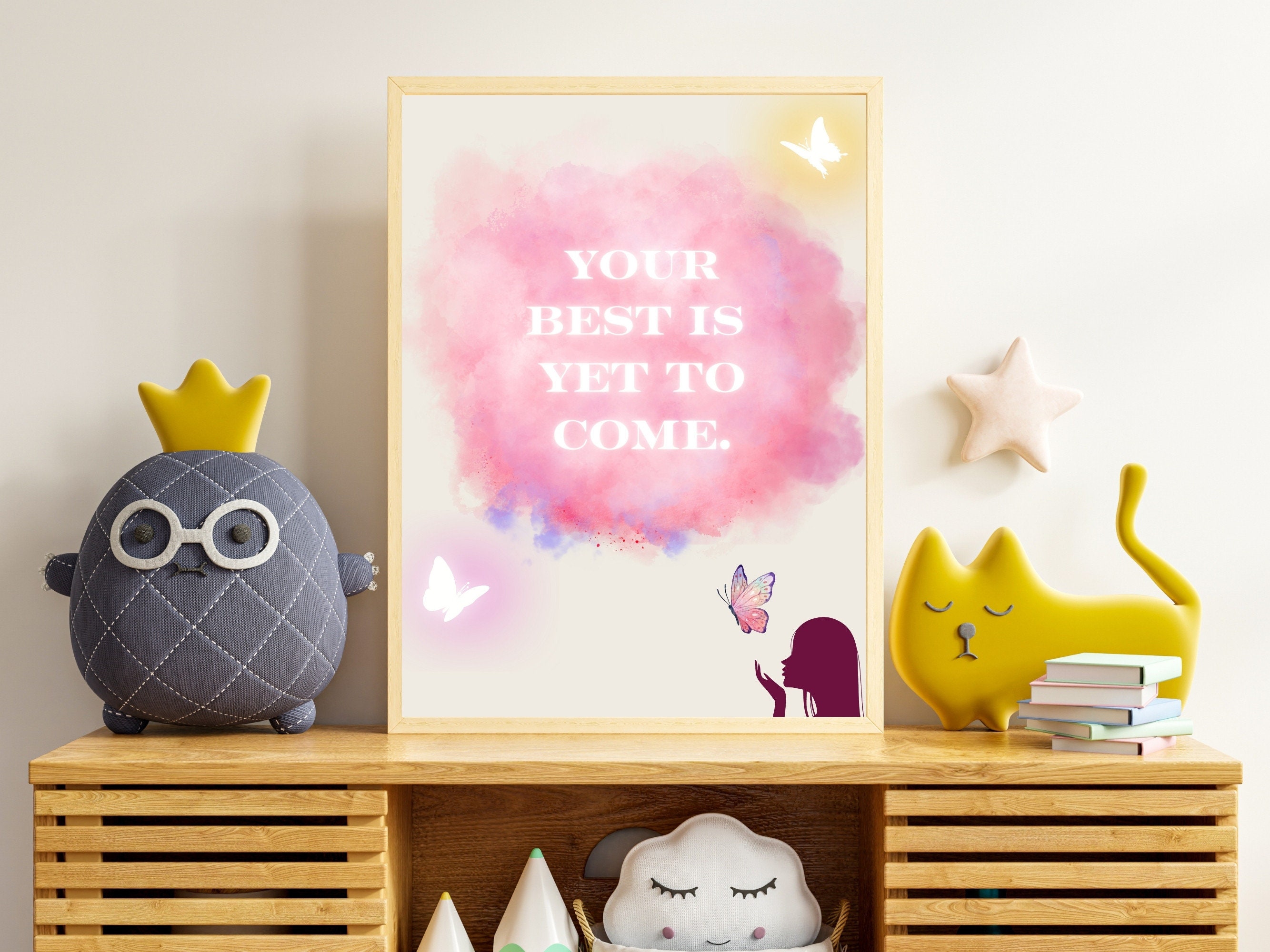 Words of Affirmation, Template, Motivation, Positive Wall Art ...