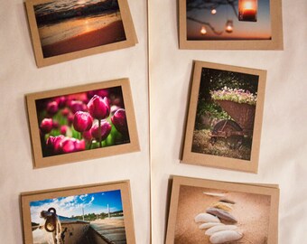 Original photographic cards assorted — 6 pack