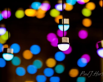 Colorful Lights Photographic Print