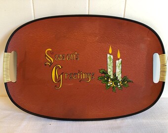 Retro Holiday Serving Tray