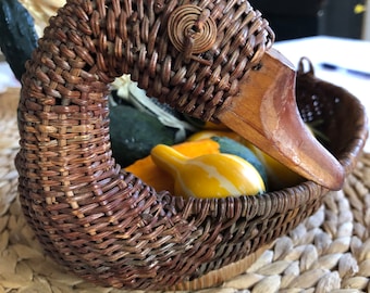 Vintage Duck Basket