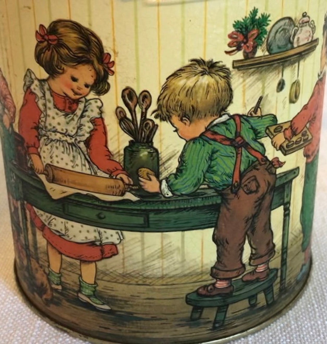 Vintage Potpourri Press Holiday Tin Etsy