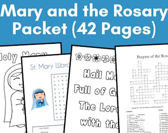 Saint Mary and the Rosary Activity Packet