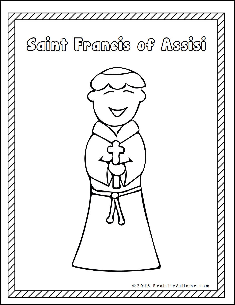 28+ St Francis Of Assisi Coloring Book