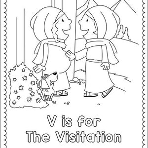Letter V: Catholic Letter of the Week Worksheets and Coloring Pages for Preschool, Kindergarten, and First Grade image 6