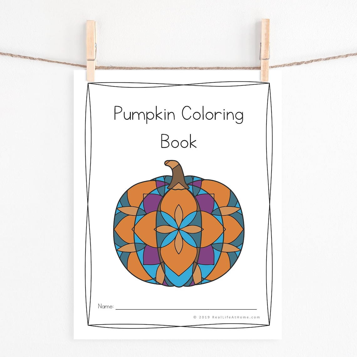 Pumpkin Coloring Pages Packet With Intricate Designs for Coloring - 13 ...