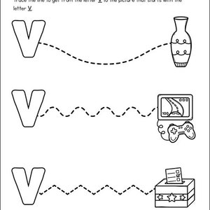 Letter V: Catholic Letter of the Week Worksheets and Coloring Pages for Preschool, Kindergarten, and First Grade image 8